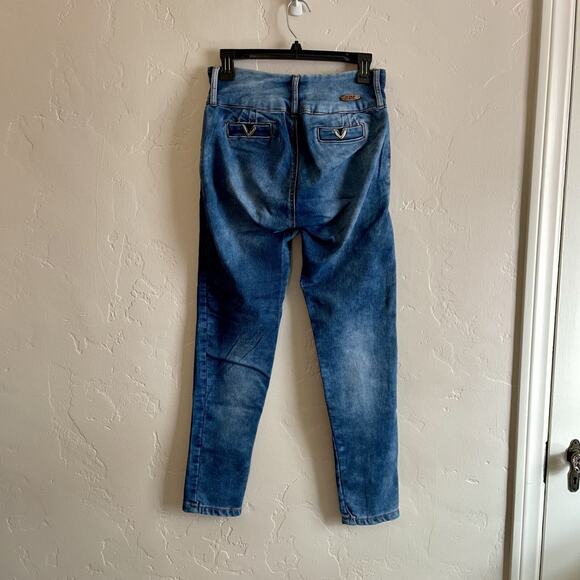 Zoe Fashion Size XS Jeans - Original Premium Denim Ripped Buttons Trendy Stylish - Picture 5 of 9